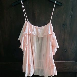 Free People Ruffle Tank